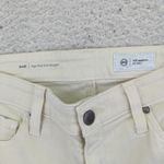 Jag jeans AG Jeans Mari High Rise Slim Straight Cream Jeans Women's Size 28R Photo 6