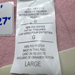 Disney  Tinkerbell Pink Fleece Long Sleeve Sweatshirt Top Women's Large Photo 3