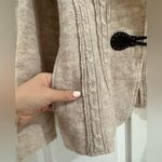 VENARIO Dina Duffle Coat 100% Wool Jacket Size M Beige Equestrian NWOT Knit‌‌ Tan Size M Photo 7