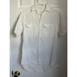 Imogene and Willie XS Celeste 100% Cotton Short Sleeve Button Shirt White Photo 1