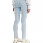 Levi's 711 Skinny Distressed Ankle Jeans Size 28 Light Blue Holes Frayed Photo 10