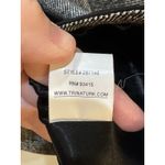 Trina Turk ‎ Wool Silk Tweed Jacket Blazer Gray Black Three Buttons Fitted Photo 5