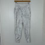 Lululemon  Thread Dye White Black Warm Down Jogger 7/8 Length Photo 1