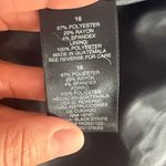 Norma Kamali  Black Pinstripe Jacket 16 Classic Rayon Blend Single Breasted Photo 6