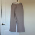Abercrombie & Fitch Curve Love A&F Sloane Tailored Wide Leg Pant in Light Taupe 12 short Photo 7