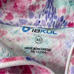 IBKUL Golf‎ Long Sleeve Quarter Zip Mock Shirt Size XS Blue Photo 2