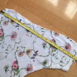 Luisa Ricci Floral, Loose Knit, Cold Shoulder Sweater, White, Pink, Size M Size M Photo 13