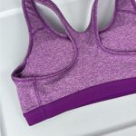 Nike Pro Classic Padded Sports Bra Sz Medium Purple Swoosh Photo 10