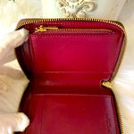 Coach RARE  Small Zip Wallet in Signature Canvas With Love Print Photo 4