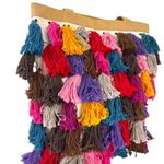 Noonday Collection Tote La Gloria Tassel Leather Handbag Purse Bohemian NWOT Photo 11