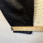 Free People Pants Womens 0 Black Faux Leather High Rise Pleated Tapered Barrel Photo 10