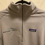 Patagonia Gray Fleece 1/4 Length Zip Sweater Photo 3