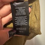 Anthropologie  Womens Blouse Cacee Jacquard Button Down Olive Green size large Photo 7