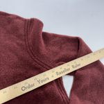 Point Sur Sweater Womens Large Burgundy Mock Neck Merino Alpaca Blend Ribbed Red Photo 8