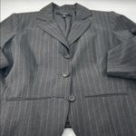 Gray Pinstripe Blazer Size 12P Photo 7