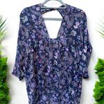 About A Girl  Sheer Hi-Lo Blouse Medium Photo 0