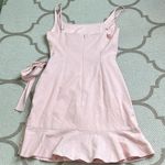 Princess Polly  Cottage Hill Light Pink Faux wrap ruffle Mini Dress, size 0 Photo 12
