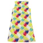 Marine layer Verdure Dress Size XS Sleeveless Colorful Palm Leaf Tropical Print Photo 4