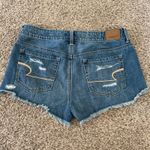 American Eagle Outfitters‎ Women’s Mid Rise Denim Blue Jean Shorts Size 4 Photo 1