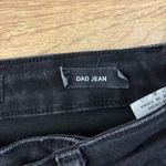 Judy Blue  Mid Rise Criss Cross Waist Dad Jeans Black Photo 5