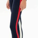 Splits59 Sam Sammy High Waist Rigor 7/8 Women Leggings Indigo White Red M $138 Photo 0