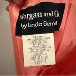 Morgan & Co Vintage Y2K Coral Prom Dress 5 Taffeta Strapless Iridescent Peach Photo 8