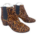Boden Henley Block Heeled Ankle‎ Chelsea Boots, Leopard, 37 Brown Size 6 Photo 1