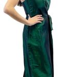 VTG 80s Alyce Design Womens 10 Emerald Green Gown Dress Formal Holiday Prom Green Photo 0