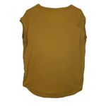 Athleta ‎ Mustard Yellow Sleeveless Ribbed Knit Top Women's Size Small Yoga Gym Photo 1