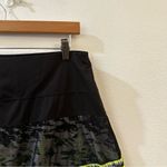 Lucky In Love Women’s Black and Neon Green Tennis Skort Size Large 12 Photo 2