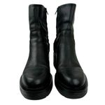 ZARA Leather Ankle Platform Combat Boots Chunky Sole 1124/010 Women's Size 41 Photo 5