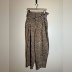 Mes Demoiselles Cheryl Pant in Leopard Print‎ Brown Size 12 Photo 1