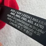 PINK Victoria's Secret Racerback Strappy Sports Bra XXS Logo Spellout Activewear Red Photo 2