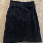 Gap  Skirt Womens 6 Corduroy Black Pencil Knee Fitted Back Zipper Modest Minimal Photo 2
