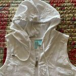 kim rogers Sleeveless Zip Front Hooded Cover Up Photo 0