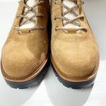 Marc Fisher NEW Izma Faux Shearling Lined Suede Lace Up Hiker Boots 10 Tan Photo 2