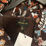 Sugar Lips Journee Floral Morty Puff Sleeve Maxi Dress Photo 11