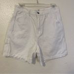Chadwick's  Vintage Ivory White Denim Carpenter Shorts Size 10 Photo 0