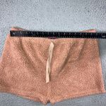 Sherpa Fleece Loungewear Shorts Women XL Drawstring Cozy Soft Pink Size undefined Photo 2