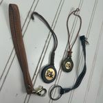 The Sak Logo Keychain Lot ā Leather & Metal Tag Charms (Set of 4) Photo 3