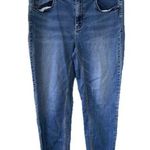 American Eagle Outfitters High Waisted AEO Jogger Elastic Ankle Denim Jeans 4 Photo 0