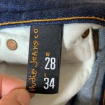 Nudie Jeans CO Thin Finn Slim Fit High Waist Jeans Size 28 Blue Photo 3