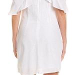 BB Dakota White Kaless Ruffle Sheath Dress Photo 4