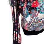 Adidas  Originals Jardim Agharta Farm Firebird Floral Track Jacket Black Sz S Photo 8