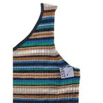Nine West Multi Stripe Metallic Knit Shell Tank Top New NWT Photo 2