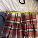 Mi Ami size large L red and white plaid schoolgirl mini skirt Photo 2