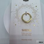 Unwritten  Gold Flash-Plated Cubic Zirconia Wrap Ring Size 9 NWT Photo 1