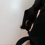 Etophe studios Etophe Studio Black Grommet Lace Up Sides One Piece Bikini Size Small Photo 9