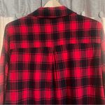 NWT Calvin Klein Jeans Red and Black Plaid Flannel Shirt Size Medium Photo 9