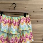 Tularosa NWT  Size Small Finley Bright & Neon Tiered Cotton Mini Dress Photo 2